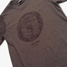 Load image into Gallery viewer, Tree Ring Tee - Heather Brown