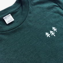 Load image into Gallery viewer, Pocket Trees Tee - Heather Green