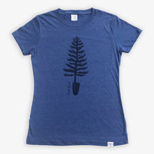 Charger l'image dans la galerie, Spade Tree Tee - Women - Heather Navy