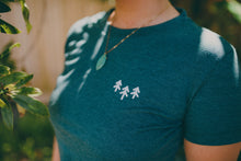 Load image into Gallery viewer, Pocket Trees Tee - Women - Heather Green