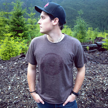 Load image into Gallery viewer, Tree Ring Tee - Heather Brown