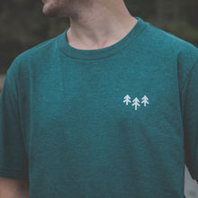 Load image into Gallery viewer, Pocket Trees Tee - Heather Green