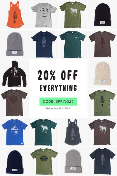 20% OFF EVERYTHING + 6 New Tee Packs