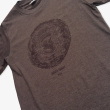 Load image into Gallery viewer, Tree Ring Tee - Heather Brown
