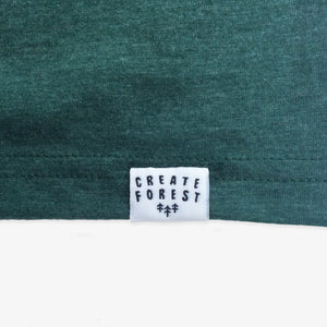 Pocket Trees Tee - Heather Green