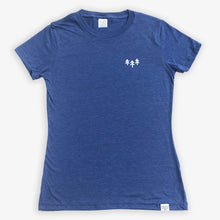 Load image into Gallery viewer, Pocket Trees Tee - Women - Heather Navy
