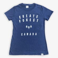 Load image into Gallery viewer, Logo Tee - Women - Heather Navy
